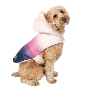 NWT Justice Dog Reversible Puffer Jacket